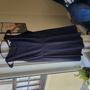 Suede Little Black Dress Size L